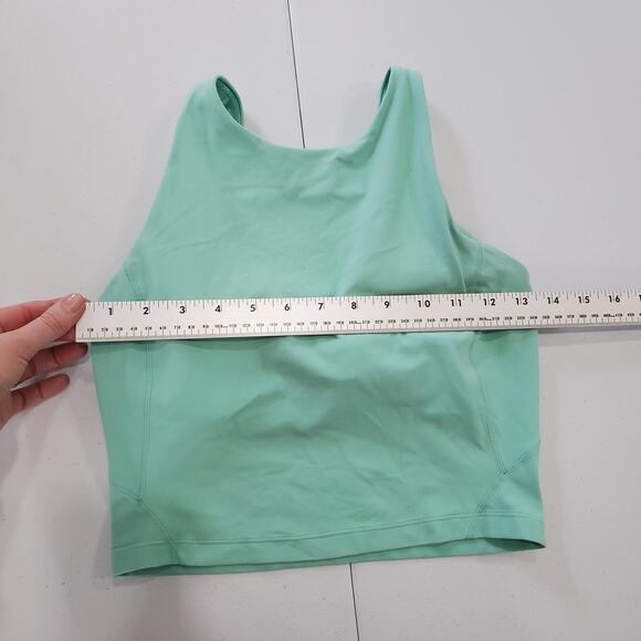 Lululemon Align High Neck Tank Womens 4 Mint Green High Neck Cropped - Picture 6 of 7
